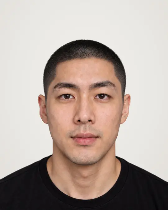 O mesmo retrato com um novo corte: Buzz cut