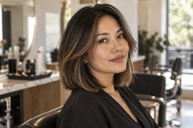 ハート型の女性に似合うヘアスタイル